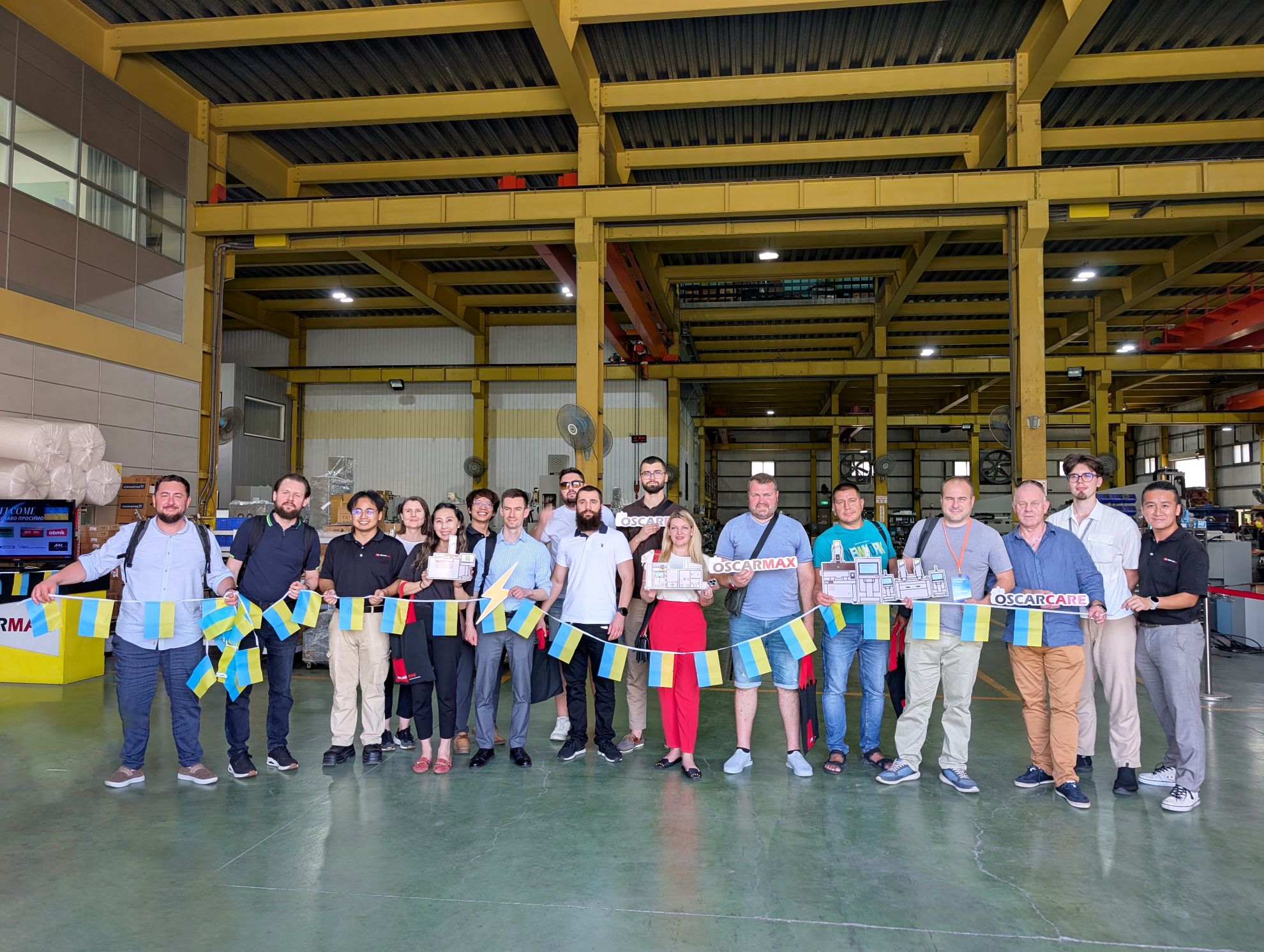 Ukrainian Industrial Delegation Visits OSCARMAX: Exploring Practical Smart Manufacturing
