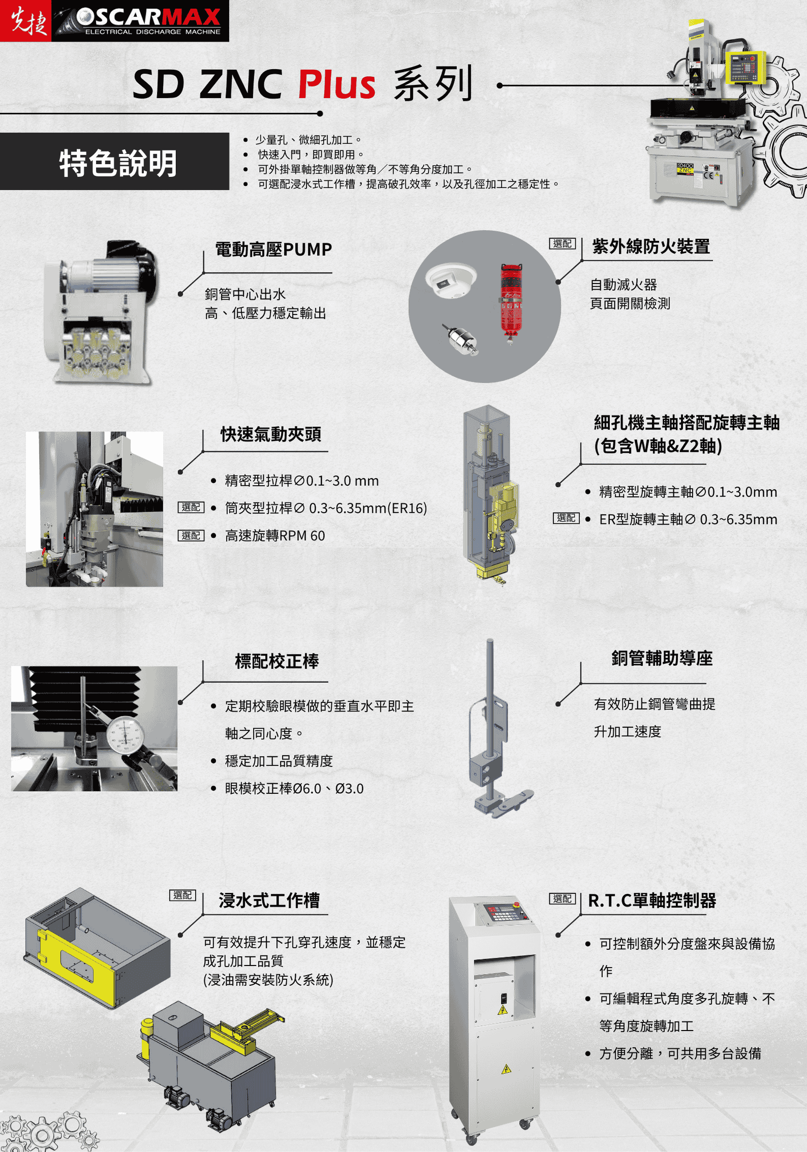 微型电火花加工机床 - SD550 ZNC Plus